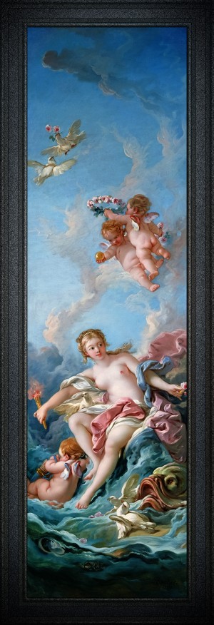 Venus On The Waves by Francois Boucher Classical Art Old Masters Reproduction